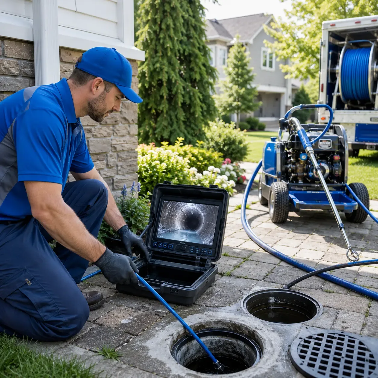 Outdoor drain cleaning professionals serving Morrow, AR